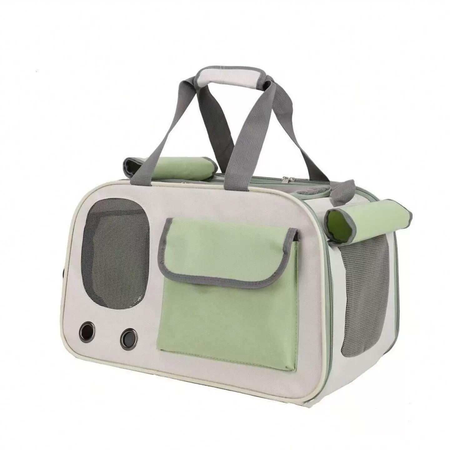 Portable And Lightweight Pet Travel Large Capacity Breathable Shoulder Backpack Cat Bag